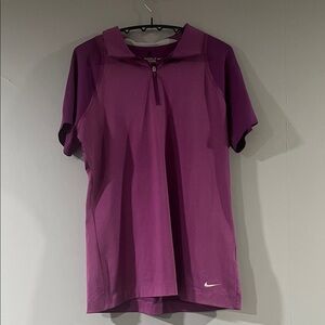Nike Women's Magenta Polo Shirt Size Medium